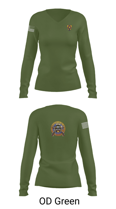 186 MPs 10405340 Women's Long Sleeve V-neck Shirt - 54