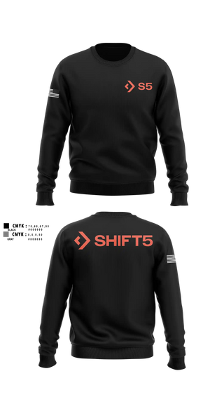 Crew Neck Sweatshirt, Shift5, , Teamtime, Team time, sublimation, custom sports apparel, team uniforms, spirit wear, spiritwear, sports uniforms, custom shirts, team store, custom team store, fundraiser sports, apparel fundraiser