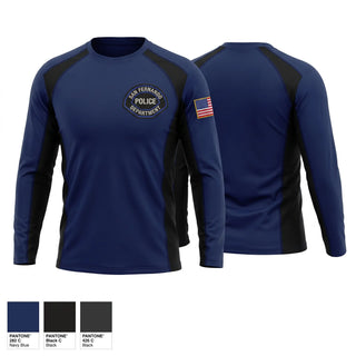 Long Sleeve Performance Shirt, San Fernando Police Department, Police, Teamtime, Team time, sublimation, custom sports apparel, team uniforms, spirit wear, spiritwear, sports uniforms, custom shirts, team store, custom team store, fundraiser sports, apparel fundraiser