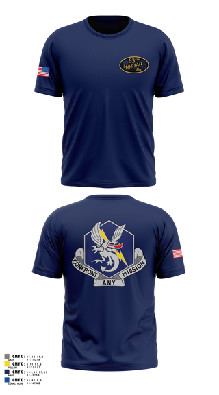 Old School Cotton Feel Shirt, 83d Chemical Battalion, Army, Teamtime, Team time, sublimation, custom sports apparel, team uniforms, spirit wear, spiritwear, sports uniforms, custom shirts, team store, custom team store, fundraiser sports, apparel fundraiser