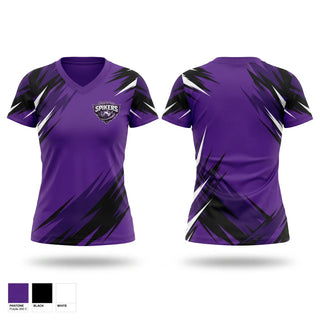 Womens Short Sleeve Vneck Shirt, Somerton spikers, Women's Volleyball, Teamtime, Team time, sublimation, custom sports apparel, team uniforms, spirit wear, spiritwear, sports uniforms, custom shirts, team store, custom team store, fundraiser sports, apparel fundraiser