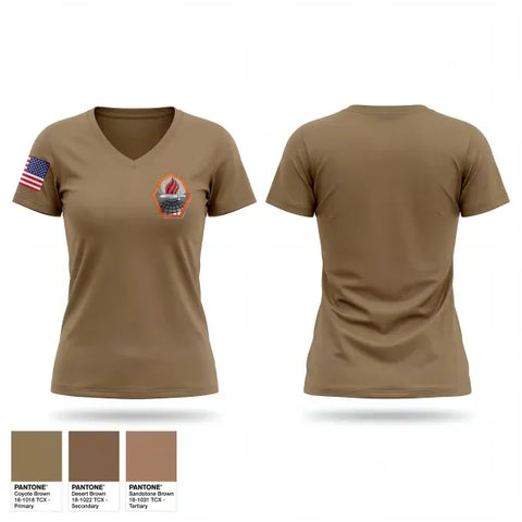 Womens Short Sleeve Vneck Shirt, CCoE, Army, Teamtime, Team time, sublimation, custom sports apparel, team uniforms, spirit wear, spiritwear, sports uniforms, custom shirts, team store, custom team store, fundraiser sports, apparel fundraiser