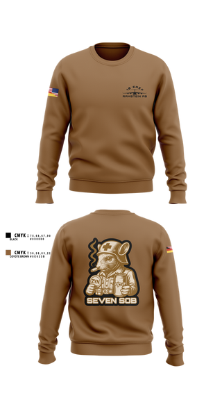 Crew Neck Sweatshirt, 10 EAEF Bronze Crew, , Teamtime, Team time, sublimation, custom sports apparel, team uniforms, spirit wear, spiritwear, sports uniforms, custom shirts, team store, custom team store, fundraiser sports, apparel fundraiser