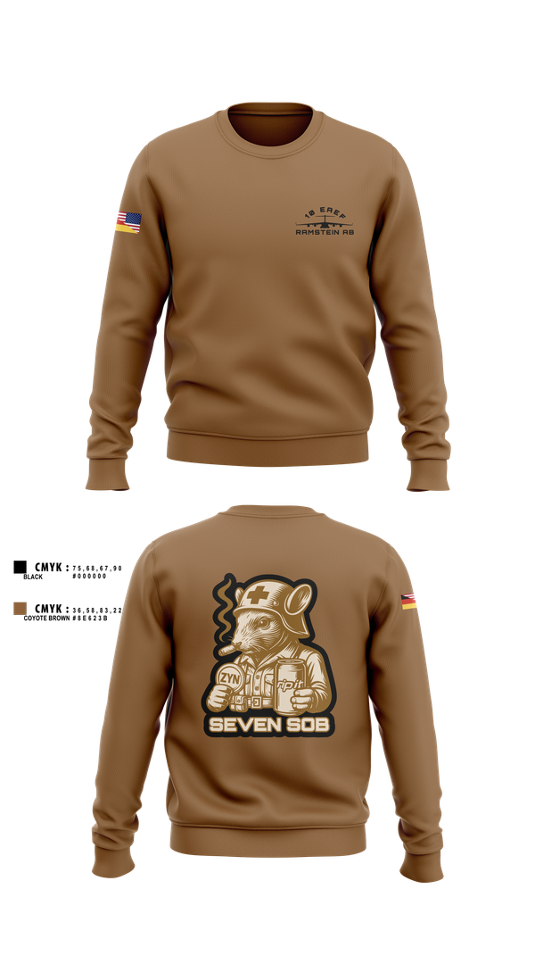 Crew Neck Sweatshirt, 10 EAEF Bronze Crew, , Teamtime, Team time, sublimation, custom sports apparel, team uniforms, spirit wear, spiritwear, sports uniforms, custom shirts, team store, custom team store, fundraiser sports, apparel fundraiser
