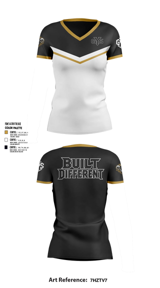 Womens Short Sleeve Vneck Shirt, GYS, Spirit Store, Teamtime, Team time, sublimation, custom sports apparel, team uniforms, spirit wear, spiritwear, sports uniforms, custom shirts, team store, custom team store, fundraiser sports, apparel fundraiser