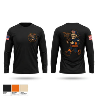 Long Sleeve Performance Shirt, Gaston County Emergency Management and Fire Services, Fire Department, Teamtime, Team time, sublimation, custom sports apparel, team uniforms, spirit wear, spiritwear, sports uniforms, custom shirts, team store, custom team store, fundraiser sports, apparel fundraiser