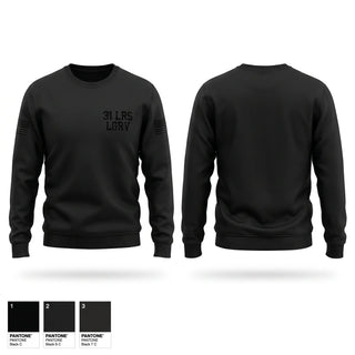 Crew Neck Sweatshirt, 31 LRS LGRV, Air Force, Teamtime, Team time, sublimation, custom sports apparel, team uniforms, spirit wear, spiritwear, sports uniforms, custom shirts, team store, custom team store, fundraiser sports, apparel fundraiser