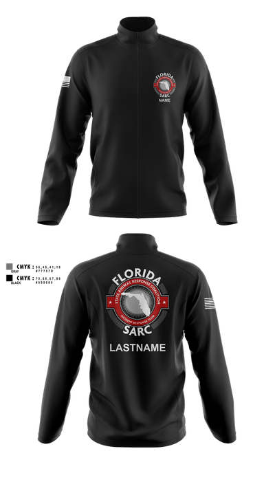 Florida State Animal Response Coalition 45441276 Fleece Jacket - 7