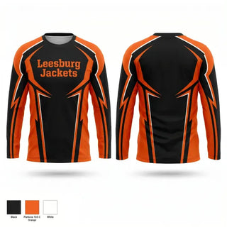 Long Sleeve Performance Shirt, Leesburg Jackets, Cheer, Teamtime, Team time, sublimation, custom sports apparel, team uniforms, spirit wear, spiritwear, sports uniforms, custom shirts, team store, custom team store, fundraiser sports, apparel fundraiser