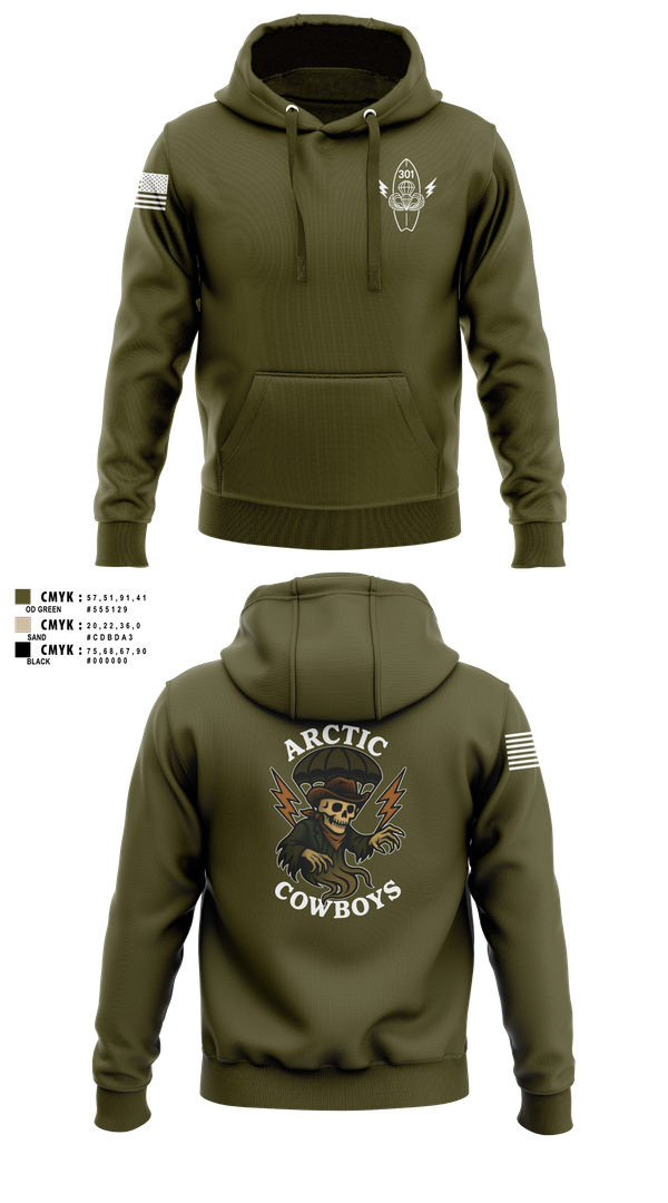 Hoodie, 301, Army, Teamtime, Team time, sublimation, custom sports apparel, team uniforms, spirit wear, spiritwear, sports uniforms, custom shirts, team store, custom team store, fundraiser sports, apparel fundraiser