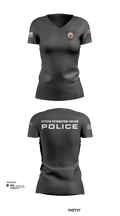 Citizen Pottawatomie nation Police Department  Women's Short Sleeve V-neck Shirt - 4