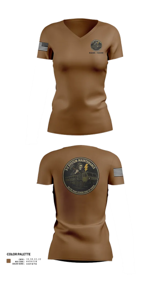 Womens Short Sleeve Vneck Shirt, 3-2 ADA, , Teamtime, Team time, sublimation, custom sports apparel, team uniforms, spirit wear, spiritwear, sports uniforms, custom shirts, team store, custom team store, fundraiser sports, apparel fundraiser