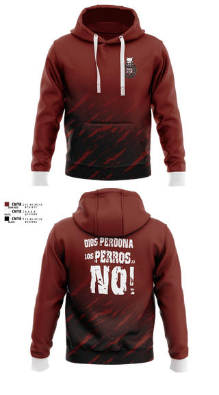 Hoodie, PERROS DEL MAL, Men's Soccer, Teamtime, Team time, sublimation, custom sports apparel, team uniforms, spirit wear, spiritwear, sports uniforms, custom shirts, team store, custom team store, fundraiser sports, apparel fundraiser