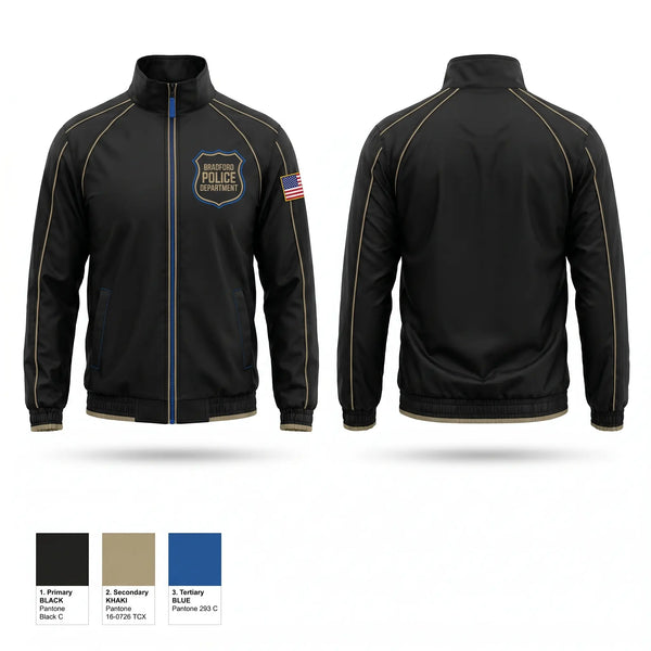 Windbreaker, Bradford police department, Police, Teamtime, Team time, sublimation, custom sports apparel, team uniforms, spirit wear, spiritwear, sports uniforms, custom shirts, team store, custom team store, fundraiser sports, apparel fundraiser