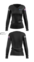 Elkader Police Department 47615831 Women's Long Sleeve V-neck Shirt - 30