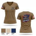1ST PLT MUD DUCKS Women's Short Sleeve V-neck Shirt - 1