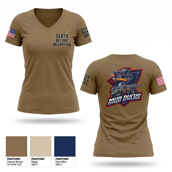 Womens Short Sleeve Vneck Shirt, , Army, Teamtime, Team time, sublimation, custom sports apparel, team uniforms, spirit wear, spiritwear, sports uniforms, custom shirts, team store, custom team store, fundraiser sports, apparel fundraiser