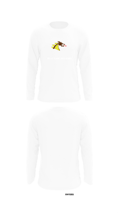 Belle Plaine High School 61753304 Long Sleeve Performance Shirt 8