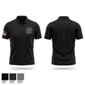 Jackson police department 56507576 Short Sleeve Performance Polo - 1