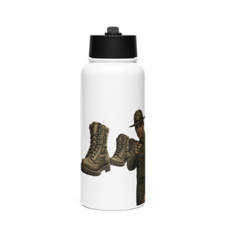 Auburn Recruiting Stainless Steel Water Bottle with a Straw Lid