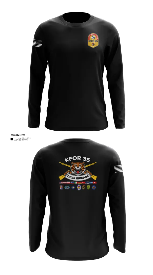 Long Sleeve Performance Shirt, 256th Infantry Brigade Combat Team, National Guard, Teamtime, Team time, sublimation, custom sports apparel, team uniforms, spirit wear, spiritwear, sports uniforms, custom shirts, team store, custom team store, fundraiser sports, apparel fundraiser