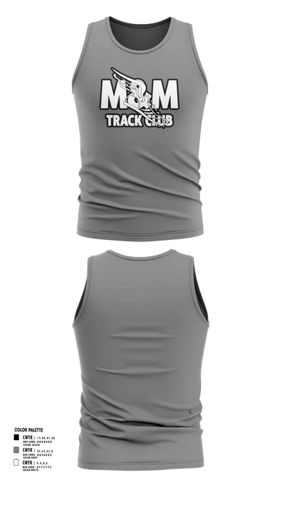 M & M Track Club-Greenville, Texas 27581032 Men's Track Singlet - 7