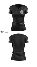 Ridgecrest Police Department 3388800 Women's Short Sleeve V-neck Shirt - 3