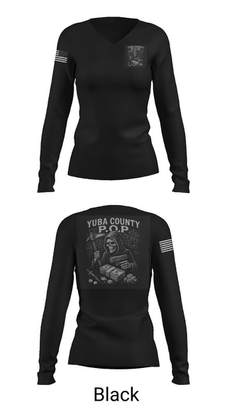 Womens Long Sleeve Vneck Shirt, P.O.P Team, Police, Teamtime, Team time, sublimation, custom sports apparel, team uniforms, spirit wear, spiritwear, sports uniforms, custom shirts, team store, custom team store, fundraiser sports, apparel fundraiser