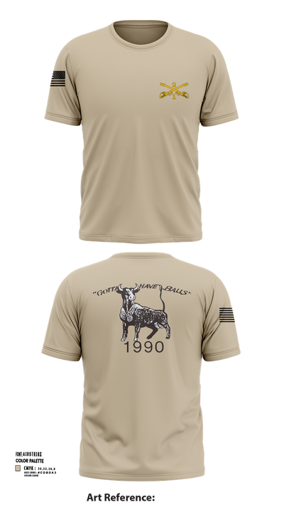 2nd Armored Cavalry Regiment 7857007 Short Sleeve Performance Shirt - 102