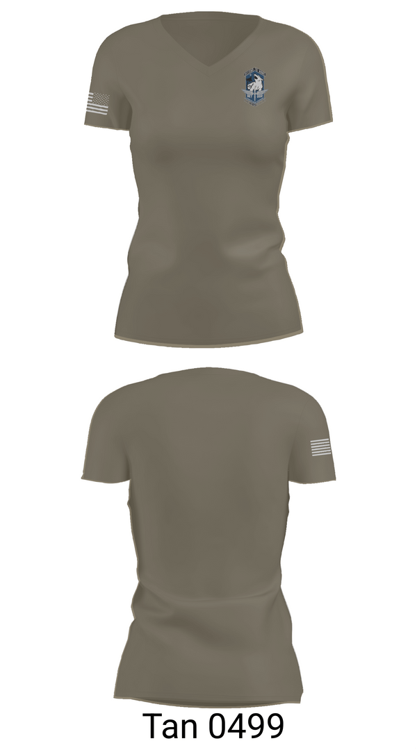 Womens Short Sleeve Vneck Shirt, Detachment 002, Air Force, Teamtime, Team time, sublimation, custom sports apparel, team uniforms, spirit wear, spiritwear, sports uniforms, custom shirts, team store, custom team store, fundraiser sports, apparel fundraiser