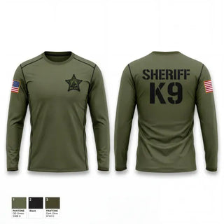 Long Sleeve Performance Shirt, BCSO K9 UNIT, Police, Teamtime, Team time, sublimation, custom sports apparel, team uniforms, spirit wear, spiritwear, sports uniforms, custom shirts, team store, custom team store, fundraiser sports, apparel fundraiser