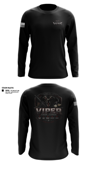 Long Sleeve Performance Shirt, VIPER Task Force, Police, Teamtime, Team time, sublimation, custom sports apparel, team uniforms, spirit wear, spiritwear, sports uniforms, custom shirts, team store, custom team store, fundraiser sports, apparel fundraiser