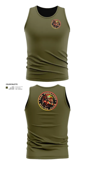 Tank Top, San Fernando Boxing Club, Spirit Store, Teamtime, Team time, sublimation, custom sports apparel, team uniforms, spirit wear, spiritwear, sports uniforms, custom shirts, team store, custom team store, fundraiser sports, apparel fundraiser