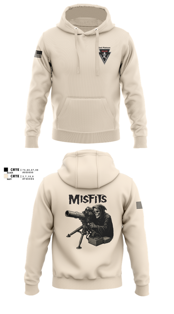 Hoodie, 2/11 killer troop, Army, Teamtime, Team time, sublimation, custom sports apparel, team uniforms, spirit wear, spiritwear, sports uniforms, custom shirts, team store, custom team store, fundraiser sports, apparel fundraiser
