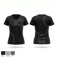 Fidelity Protective Services Women's Short Sleeve V-neck Shirt - 1