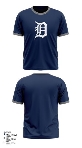 Short Sleeve Performance Shirt, Tigers, Baseball, Teamtime, Team time, sublimation, custom sports apparel, team uniforms, spirit wear, spiritwear, sports uniforms, custom shirts, team store, custom team store, fundraiser sports, apparel fundraiser