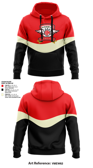 Hoodie, Angels the Center for Athletes in Motion, , Teamtime, Team time, sublimation, custom sports apparel, team uniforms, spirit wear, spiritwear, sports uniforms, custom shirts, team store, custom team store, fundraiser sports, apparel fundraiser