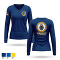 PBP Women's Long Sleeve V-neck Shirt - 1