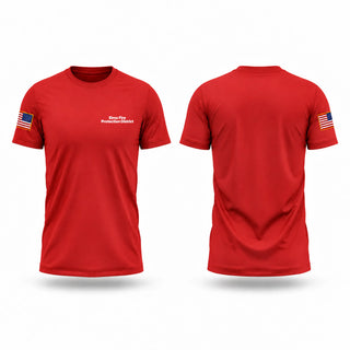 Old School Cotton Feel Shirt, Elmo Fire Protection District, Fire Department, Teamtime, Team time, sublimation, custom sports apparel, team uniforms, spirit wear, spiritwear, sports uniforms, custom shirts, team store, custom team store, fundraiser sports, apparel fundraiser
