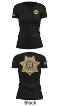 Prentiss county sheriff department 33120576 Women's Short Sleeve V-neck Shirt - 24