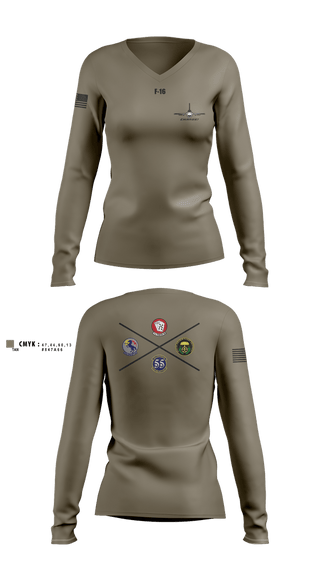 Womens Long Sleeve Vneck Shirt, 20 OSS, , Teamtime, Team time, sublimation, custom sports apparel, team uniforms, spirit wear, spiritwear, sports uniforms, custom shirts, team store, custom team store, fundraiser sports, apparel fundraiser