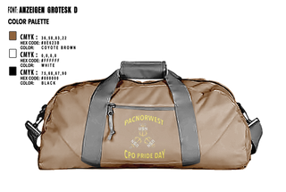 Duffle Bag, PNW CHIEFS, , Teamtime, Team time, sublimation, custom sports apparel, team uniforms, spirit wear, spiritwear, sports uniforms, custom shirts, team store, custom team store, fundraiser sports, apparel fundraiser