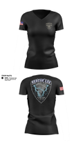 Rescue 136 97755979 Women's Short Sleeve V-neck Shirt - 1