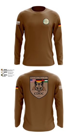 Long Sleeve Performance Shirt, DEU EinsKtgt CD/CBI, , Teamtime, Team time, sublimation, custom sports apparel, team uniforms, spirit wear, spiritwear, sports uniforms, custom shirts, team store, custom team store, fundraiser sports, apparel fundraiser