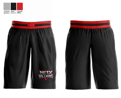 NETX Villains Womens Basketball Shorts - 3