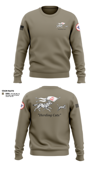 Crew Neck Sweatshirt, 167th HHC, Army, Teamtime, Team time, sublimation, custom sports apparel, team uniforms, spirit wear, spiritwear, sports uniforms, custom shirts, team store, custom team store, fundraiser sports, apparel fundraiser