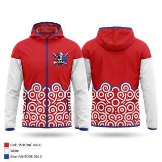 Windbreaker, JJB, Baseball, Teamtime, Team time, sublimation, custom sports apparel, team uniforms, spirit wear, spiritwear, sports uniforms, custom shirts, team store, custom team store, fundraiser sports, apparel fundraiser