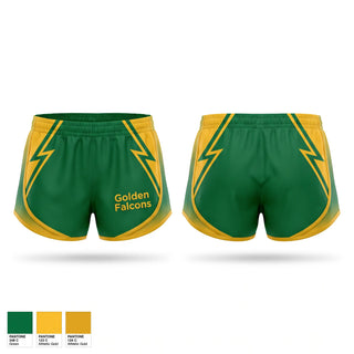 Womens Shorts, Golden falcons, Baseball, Teamtime, Team time, sublimation, custom sports apparel, team uniforms, spirit wear, spiritwear, sports uniforms, custom shirts, team store, custom team store, fundraiser sports, apparel fundraiser