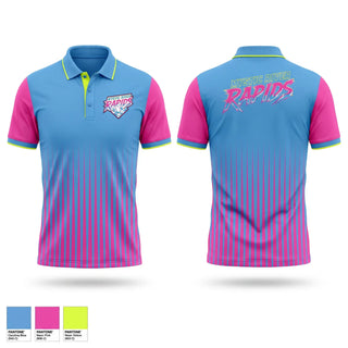 Short Sleeve Performance Polo, Mystic River Rapids, Baseball, Teamtime, Team time, sublimation, custom sports apparel, team uniforms, spirit wear, spiritwear, sports uniforms, custom shirts, team store, custom team store, fundraiser sports, apparel fundraiser