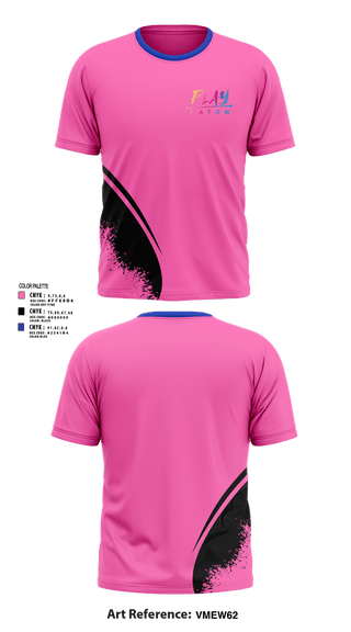 Short Sleeve Performance Shirt, Play Baton, Cheer, Teamtime, Team time, sublimation, custom sports apparel, team uniforms, spirit wear, spiritwear, sports uniforms, custom shirts, team store, custom team store, fundraiser sports, apparel fundraiser